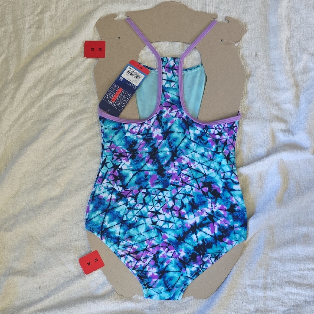 Speedo Kids One Piece in Blue and Purple